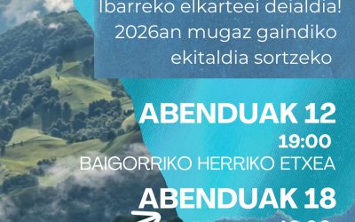 Ibarreko elkarteei deialdia!