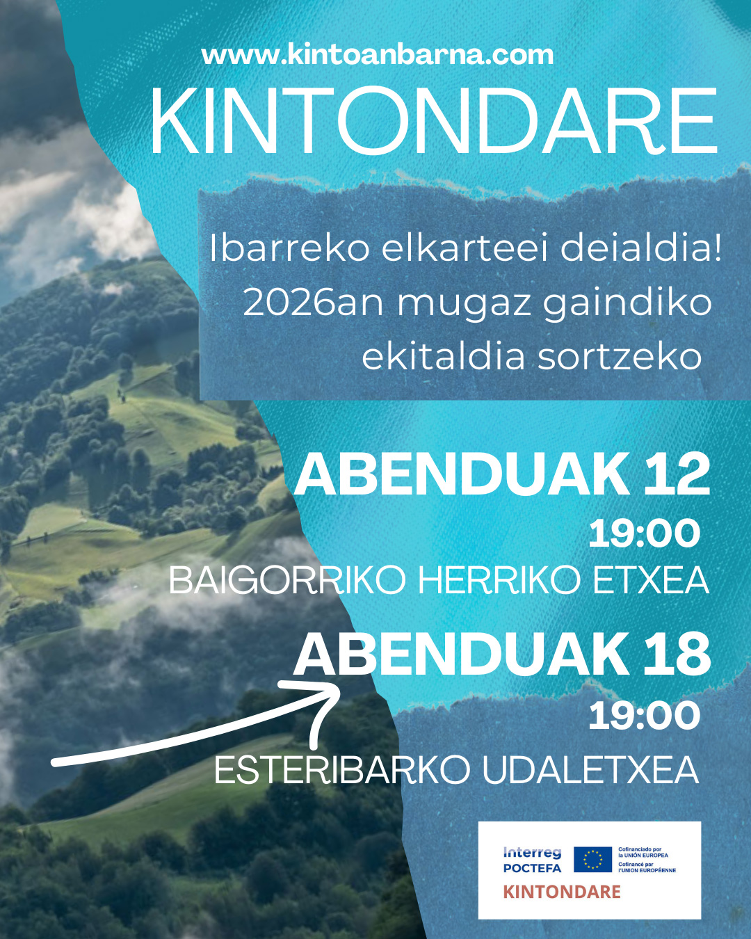Convocatoria a las asociaciones del valle para evento transfronterizo